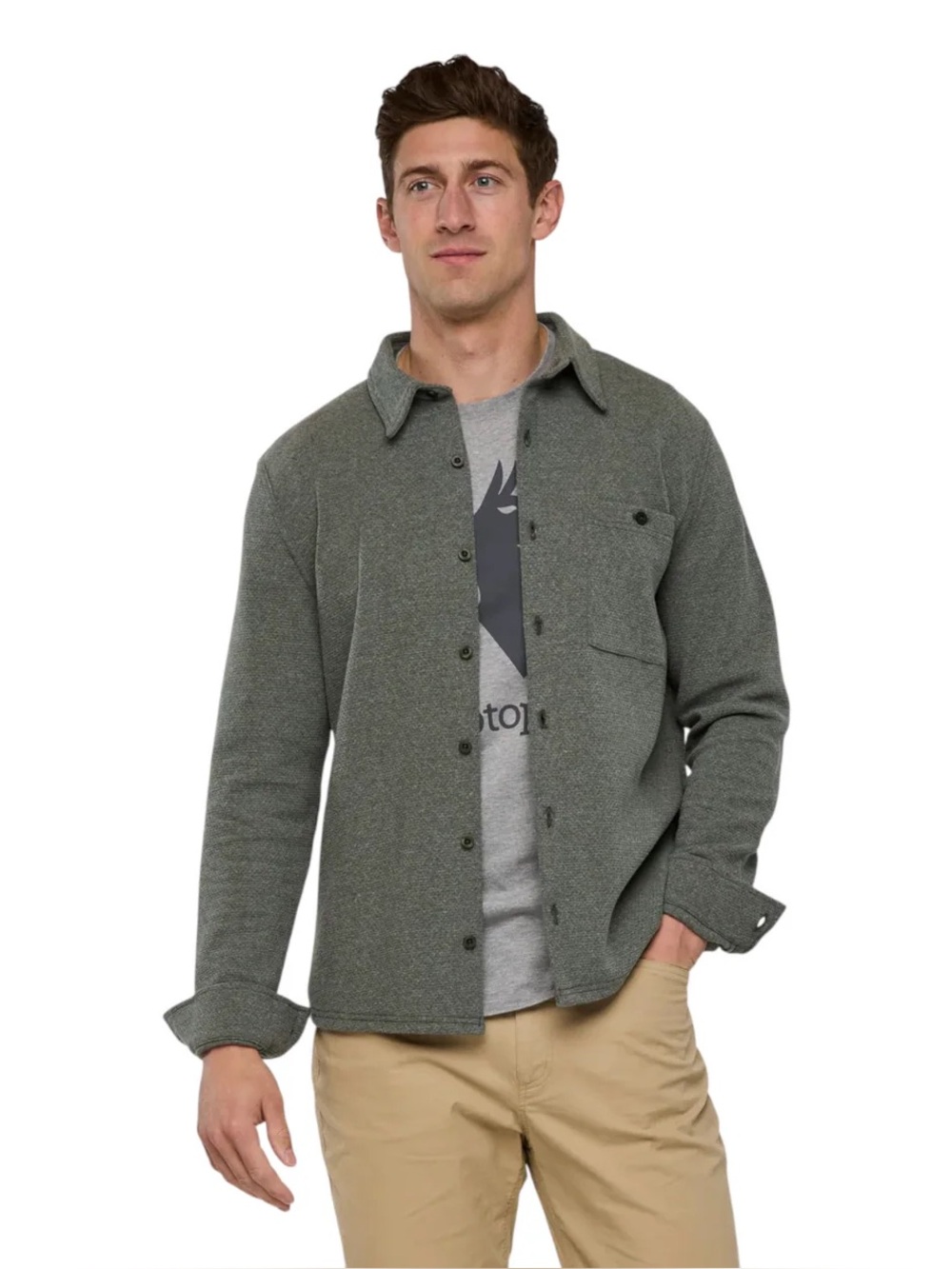 New Cotopaxi Men's Tierno Long-Sleeve Shirt Jacket in Woods